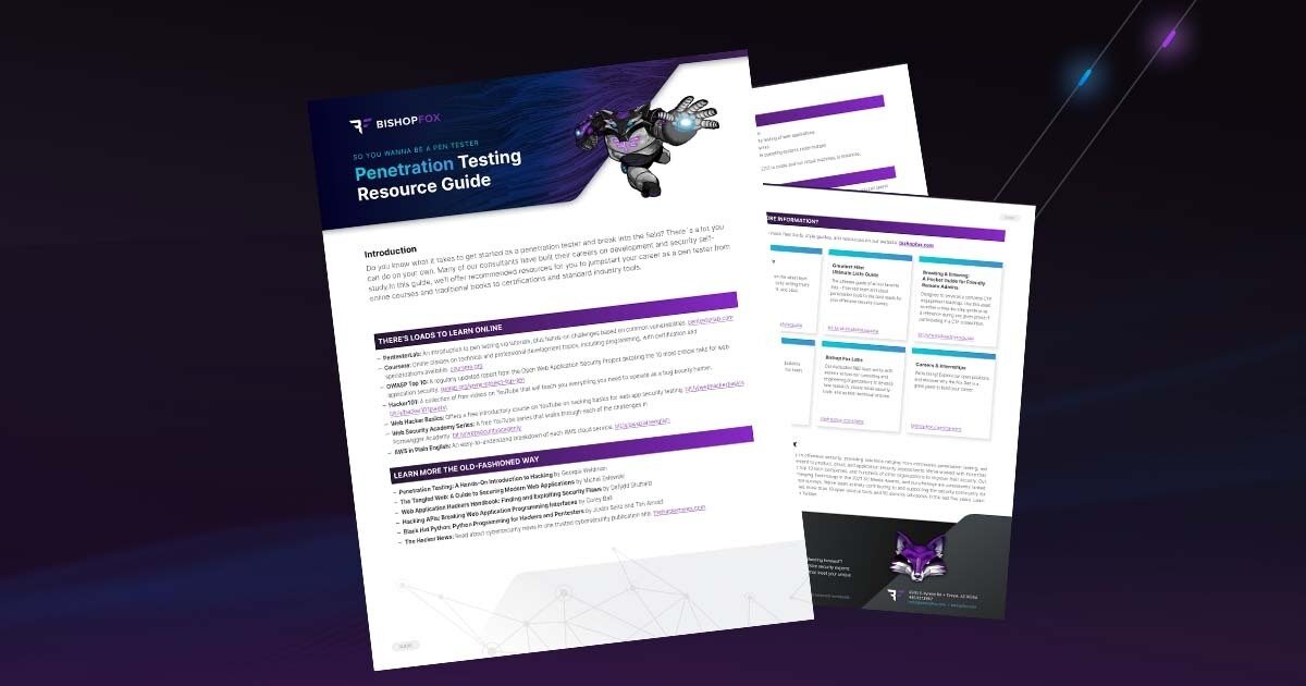 Bishop Fox Guide: Penetration Testing Resources | Bishop Fox
