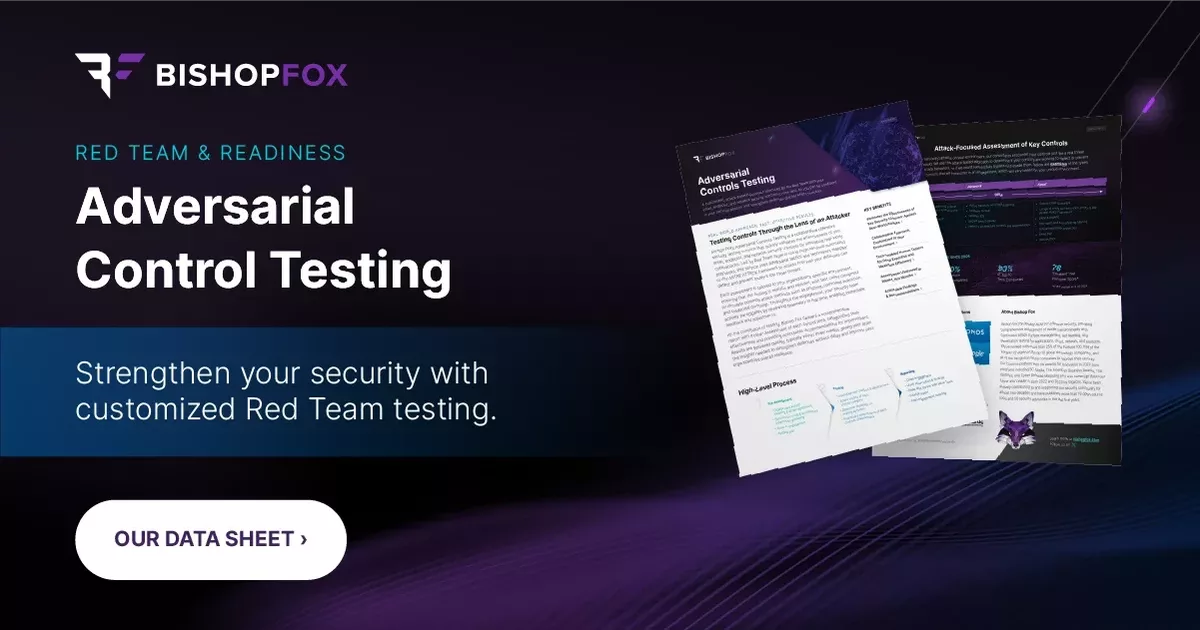 Adversarial Controls Testing Datasheet | Bishop Fox