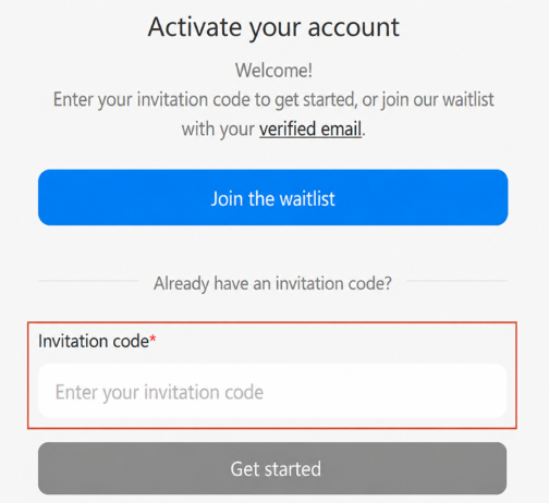 FIGURE 1 – Activation account page kept showing