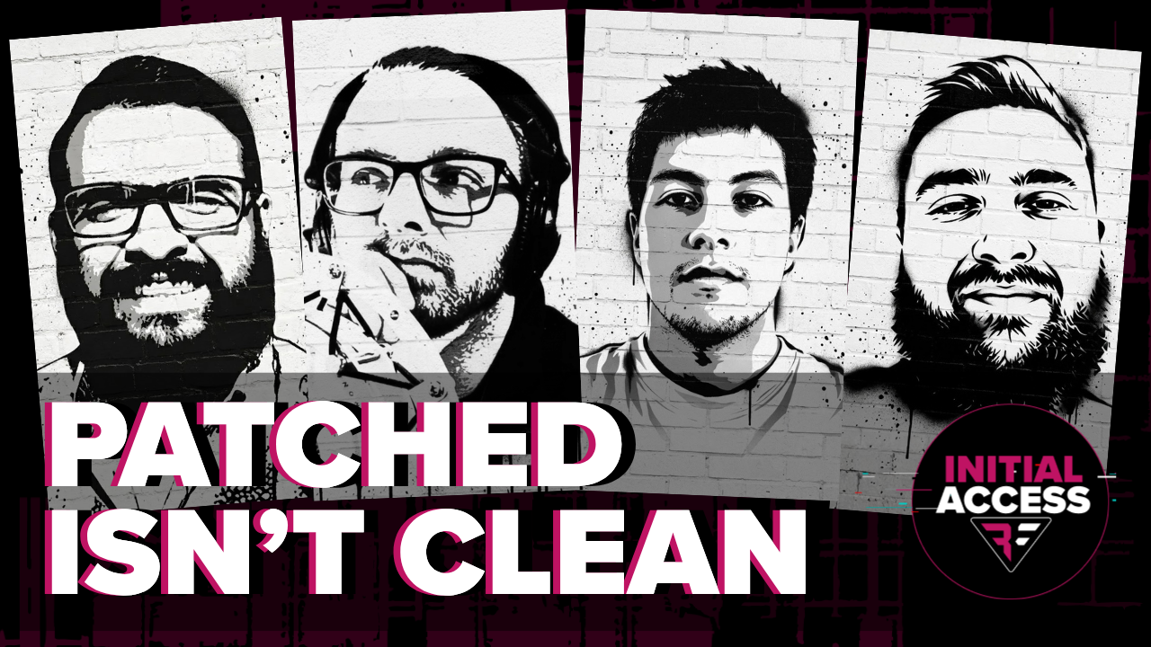 Bishop Fox Initial Access episode Patched Isn't Clean, covering Zero-Click Exchange RCE, $25 AI Intrusions, and the ShinyHunters FBI Claim.