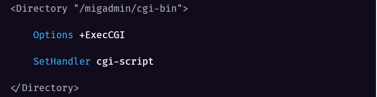 Code 5: Unpatched Versions cgi-bin Directory