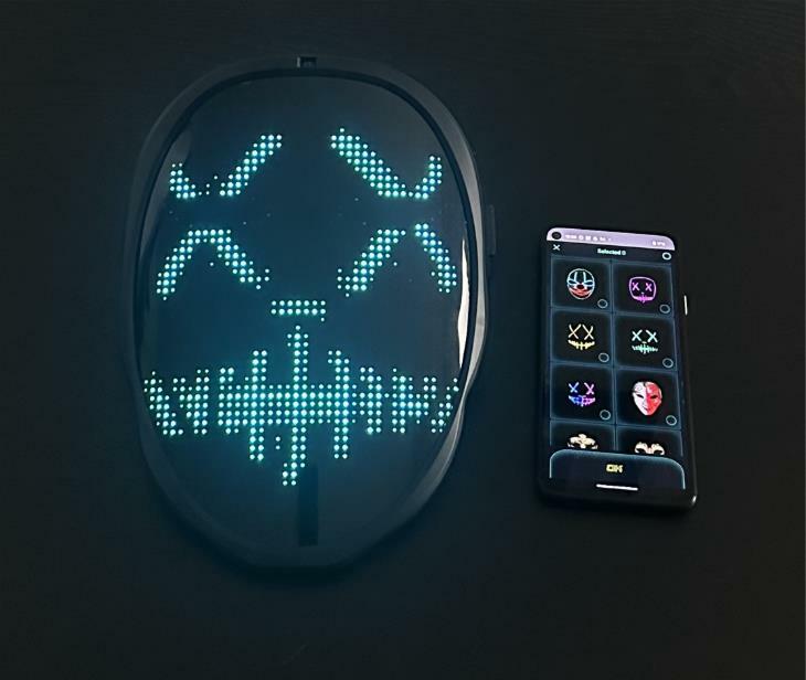 Figure 2: Your standard, everyday, BLE-enabled smart mask