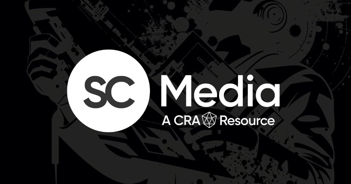 SC Media official logo with Bishop Fox branded image background.