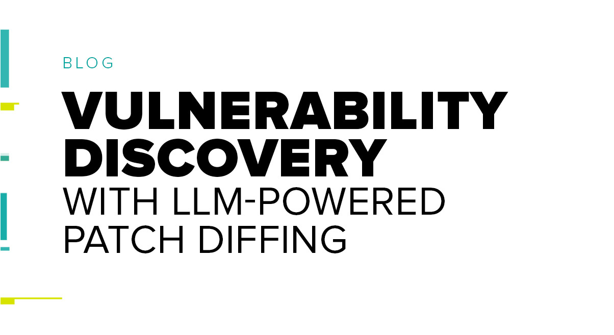 Vulnerability Discovery with LLM-Powered Patch Diffing blog title card.