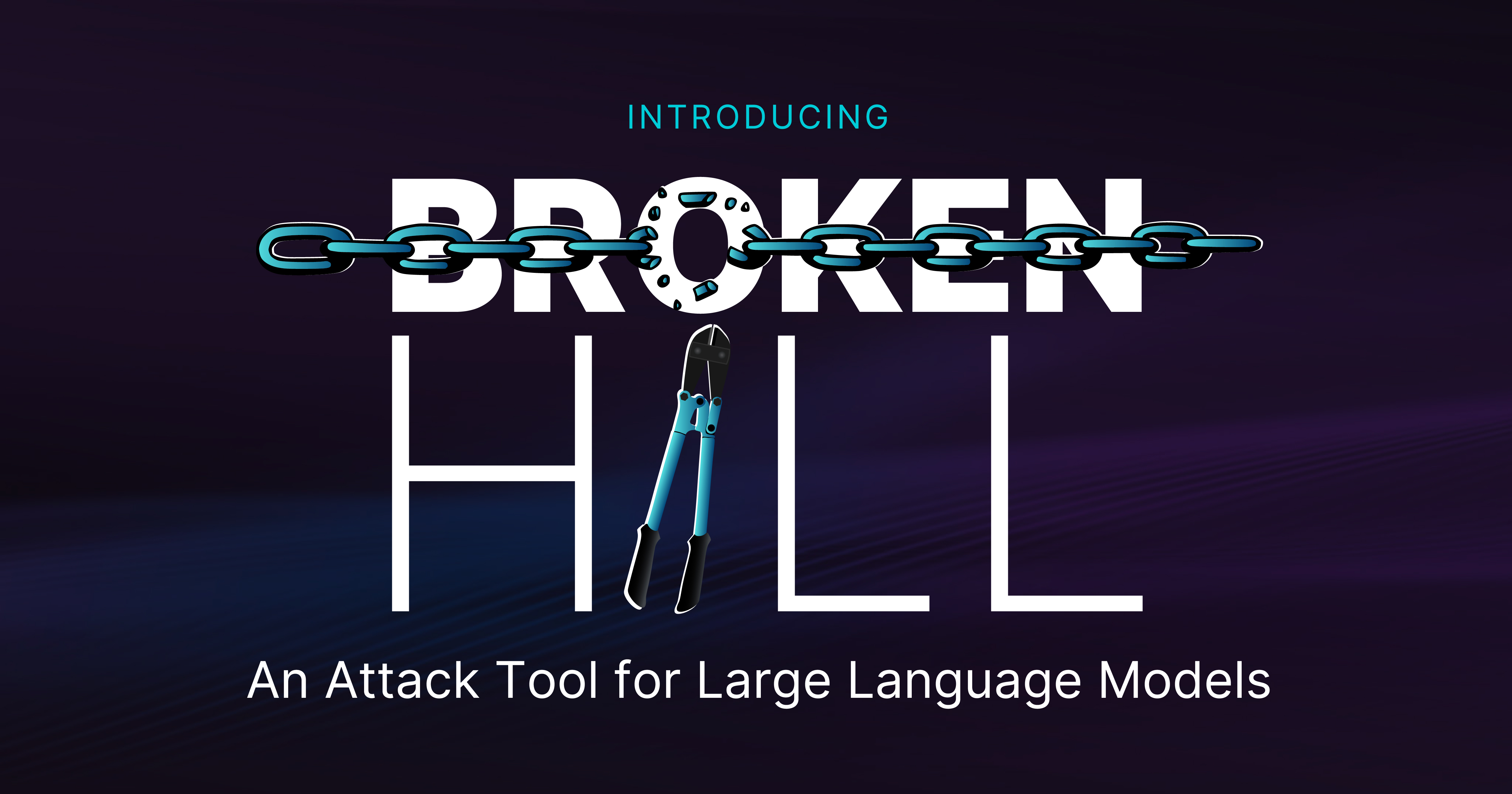 Broken Hill tool logo featuring broken chain and bolt cutter