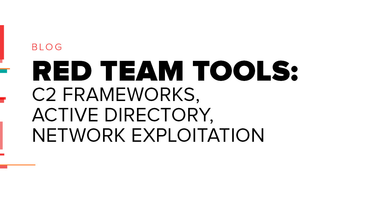 Red Team Tools blog banner highlighting cybersecurity tools for ethical hacking, including C2 frameworks, Active Directory penetration testing, and network exploitation techniques.