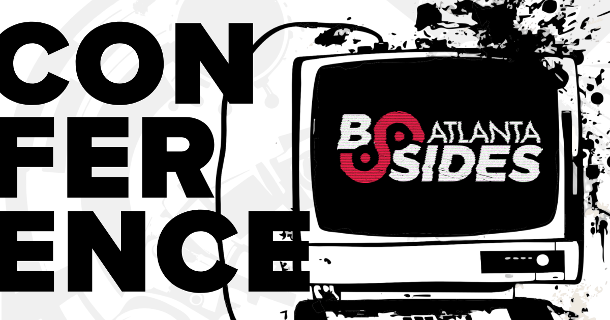 BSides Atlanta 2026 Conference with the BSides Atlanta logo on a retro computer monitor.
