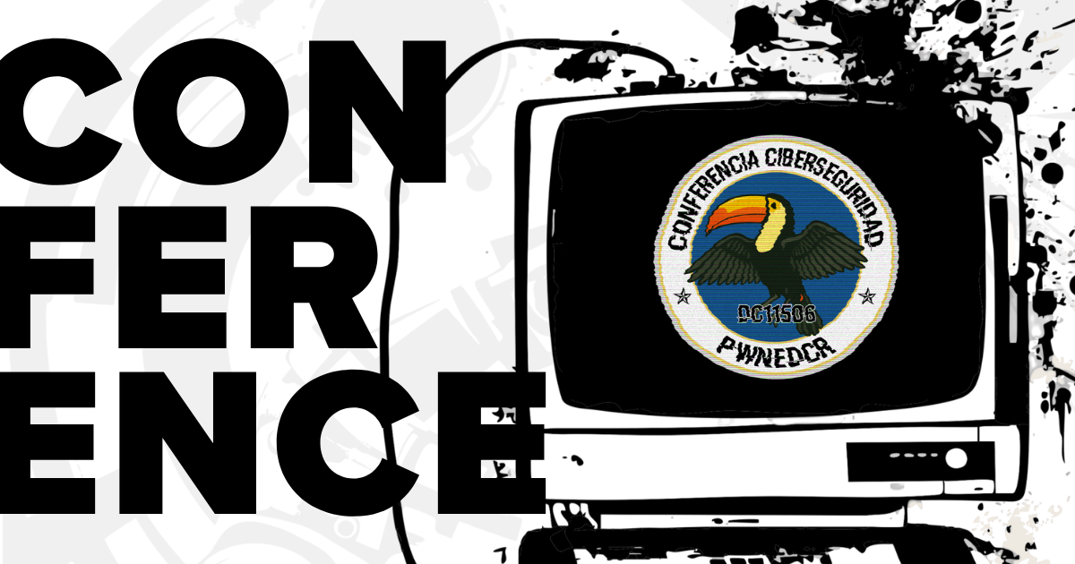 Conference PWNEDCR 2026 with PWNEDCR 2026 official logo in retro computer.