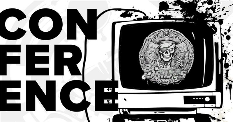 BSides Tampa 2026 Conference image with BSides Tampa logo in retro computer.