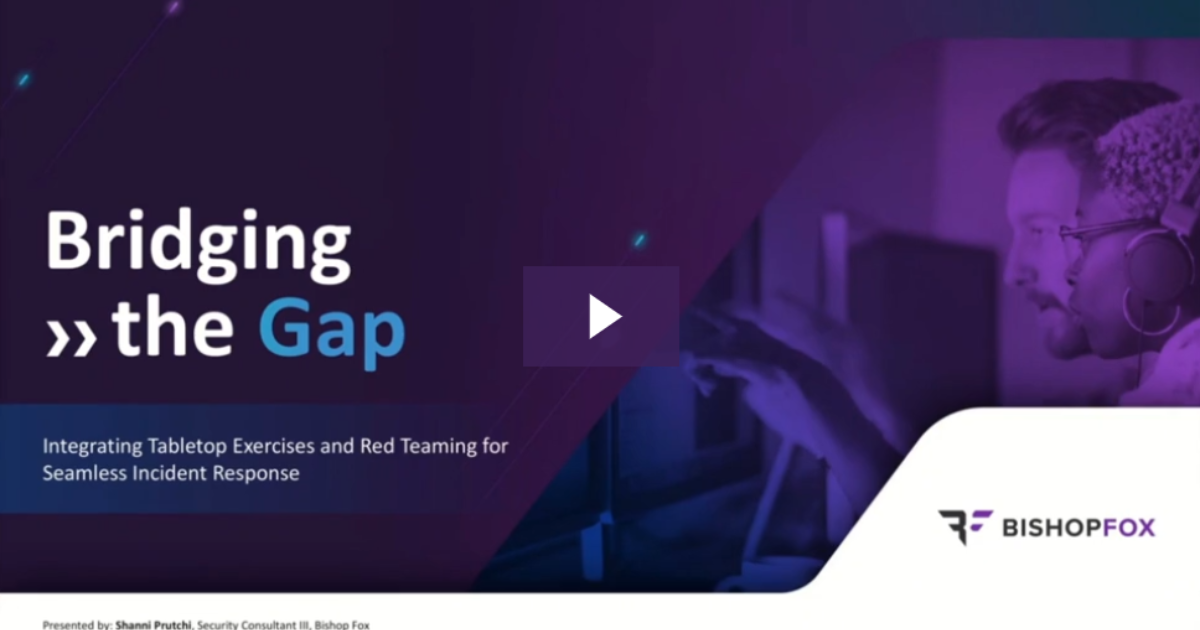 Fox Bridging the Gap Integrating Tabletop Exercises and Red…