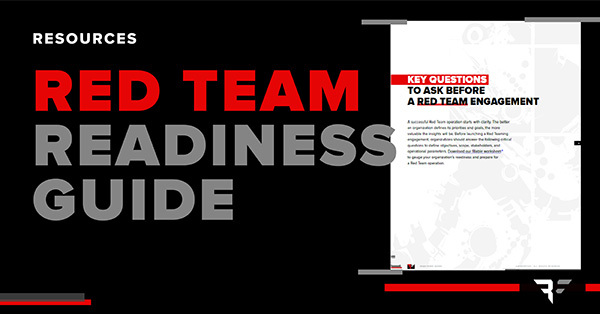 Red Team Readiness Guide - Key questions to ask before a red team engagement. Bishop Fox resource for assessing cybersecurity preparedness.