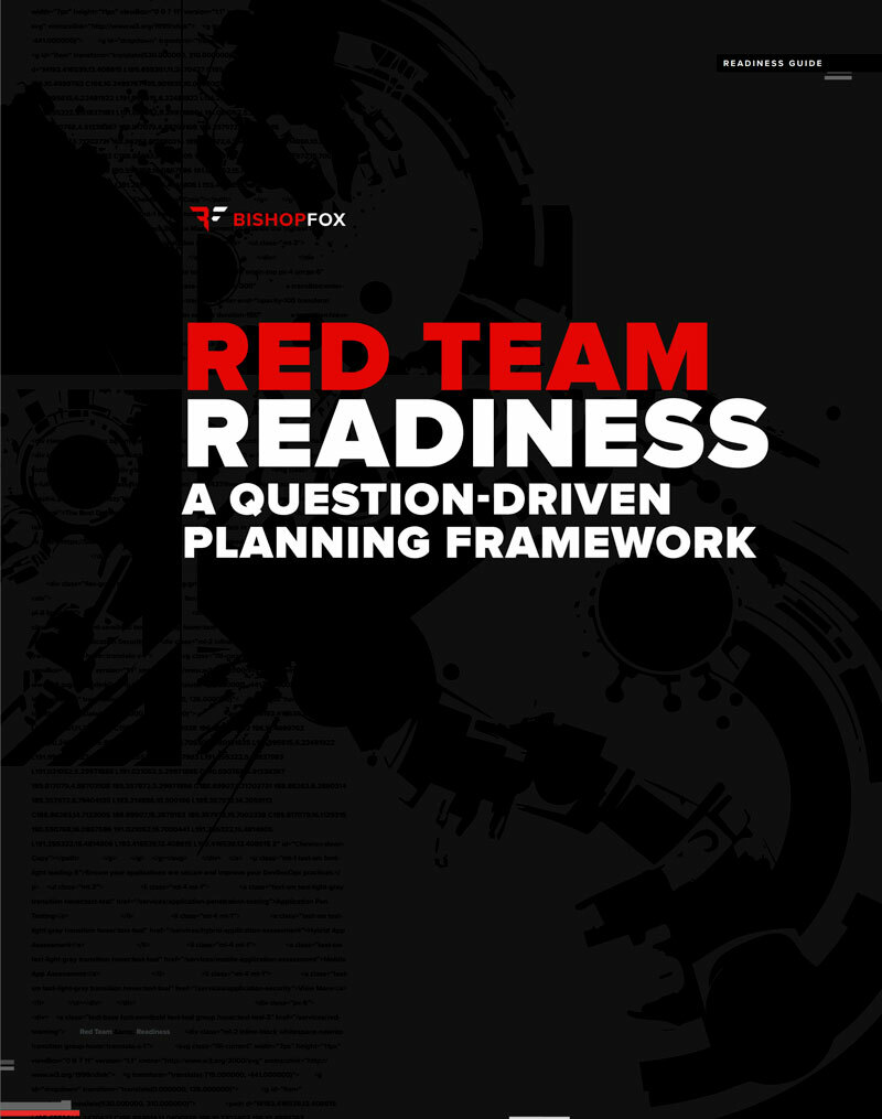 Red team guide cover page