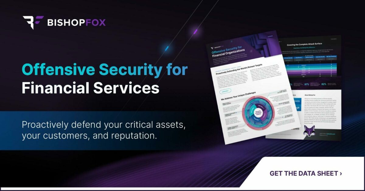 Offensive Security for Financial Services Datasheet | Bishop Fox